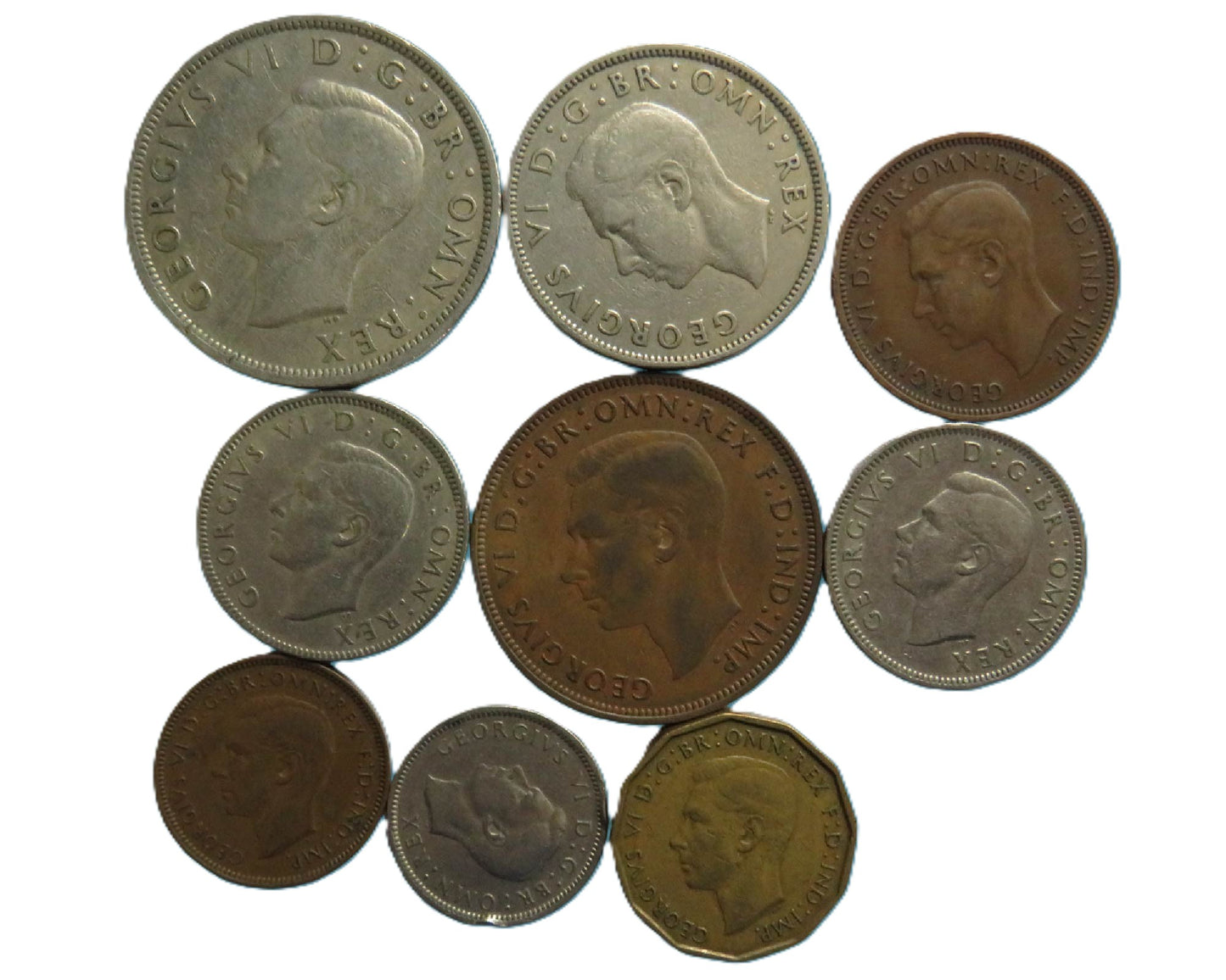 1948 Great Britain Coin Year Set
