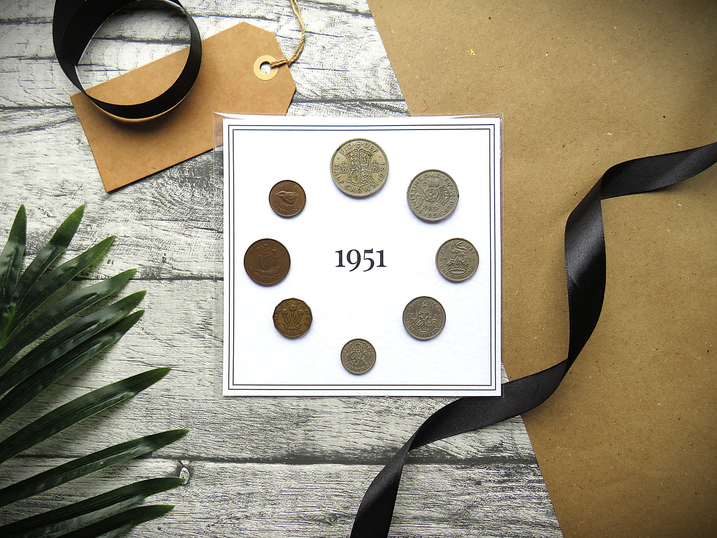 1951 Mounted Presentation Gift Coin Set