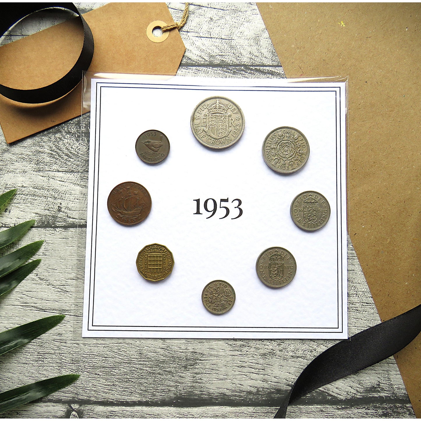 1953 Mounted Presentation Gift Coin Set