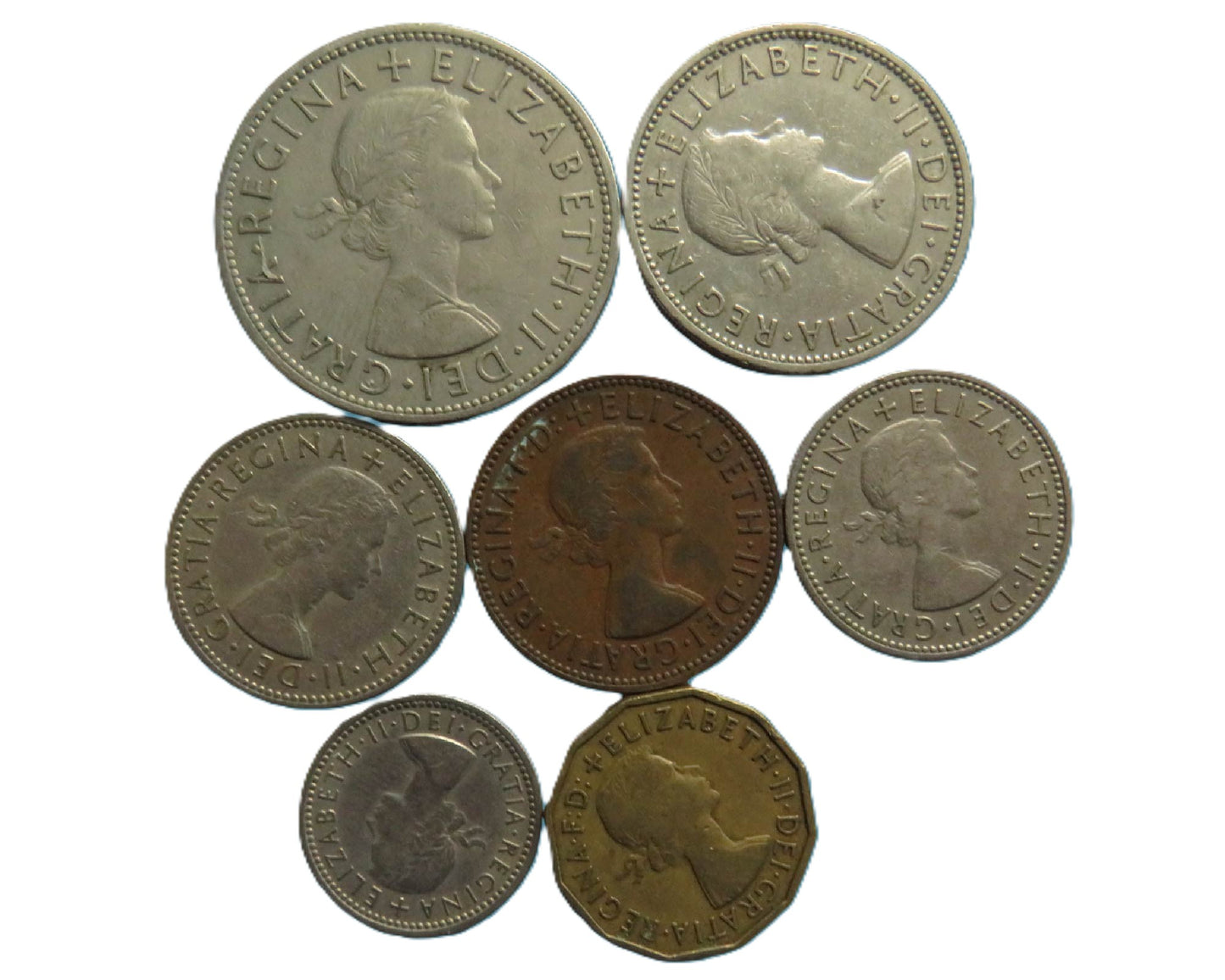 1956 Great Britain Coin Year Set