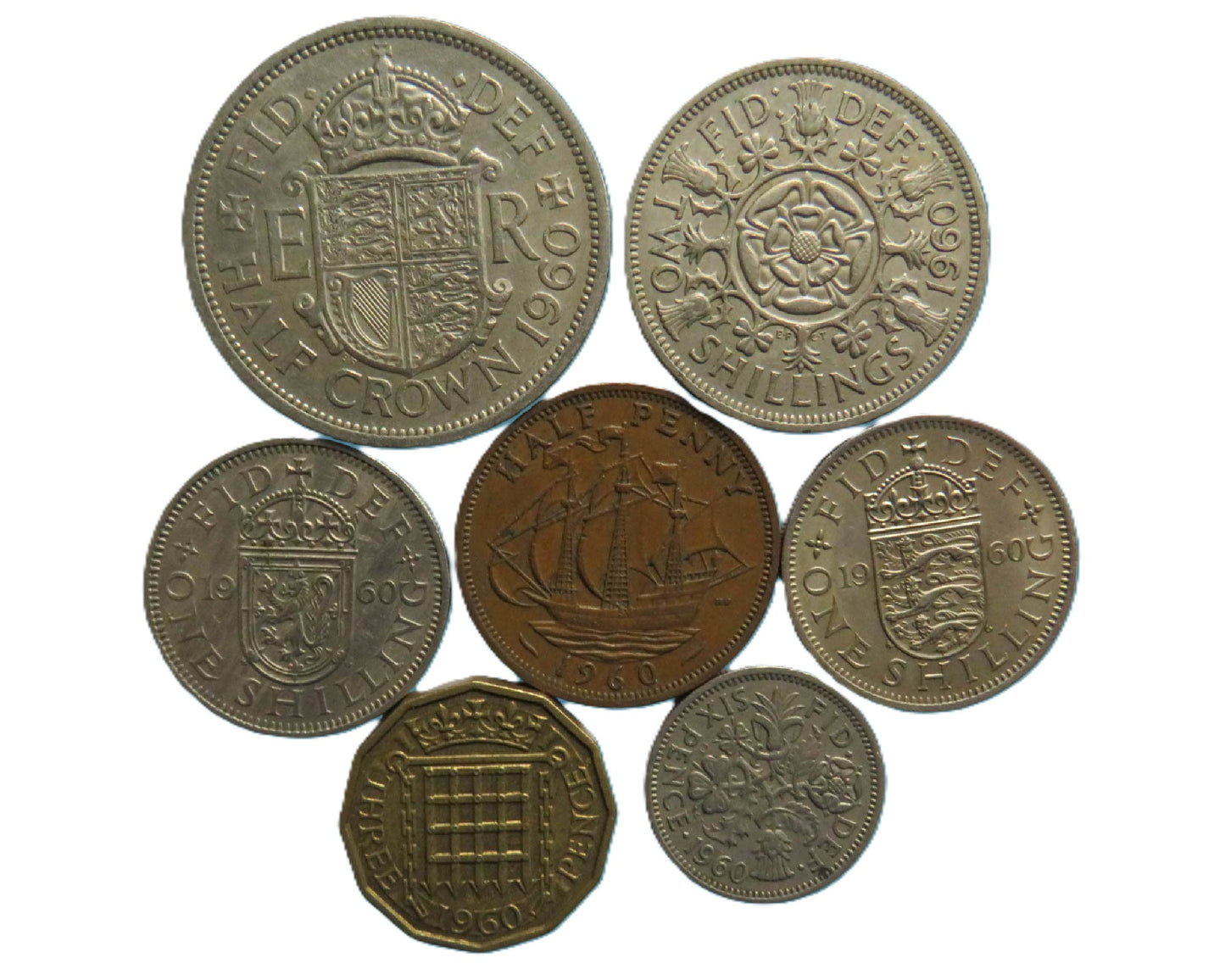1960 Great Britain Coin Year Set