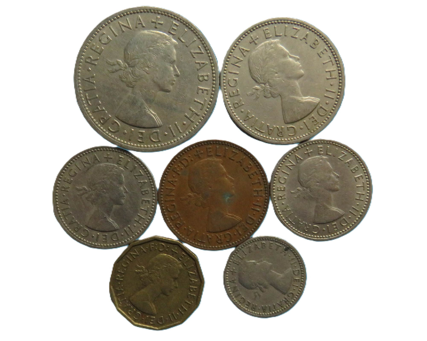 1960 Great Britain Coin Year Set