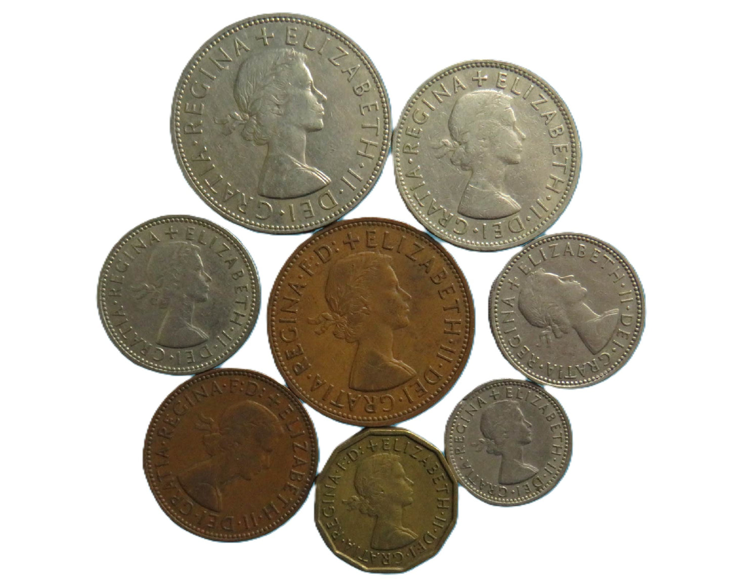 1962 Great Britain Coin Year Set