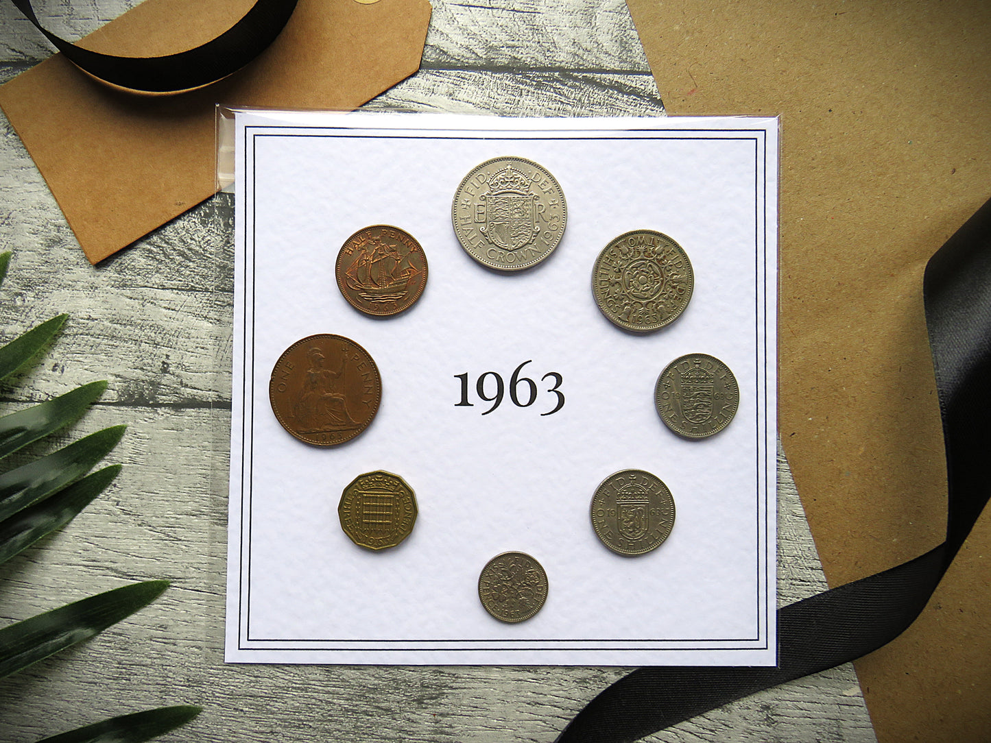 1963 Mounted Presentation Gift Coin Set