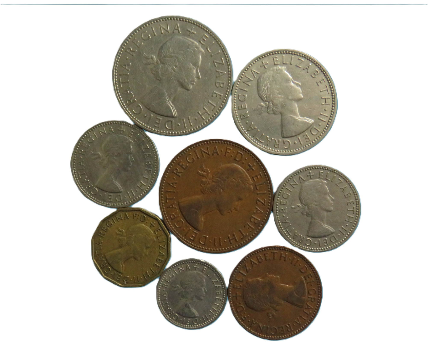 1963 Great Britain Coin Year Set