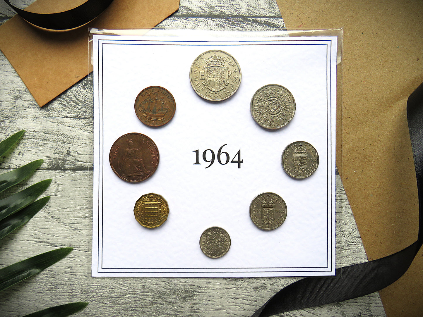 1964 Mounted Presentation Gift Coin Set