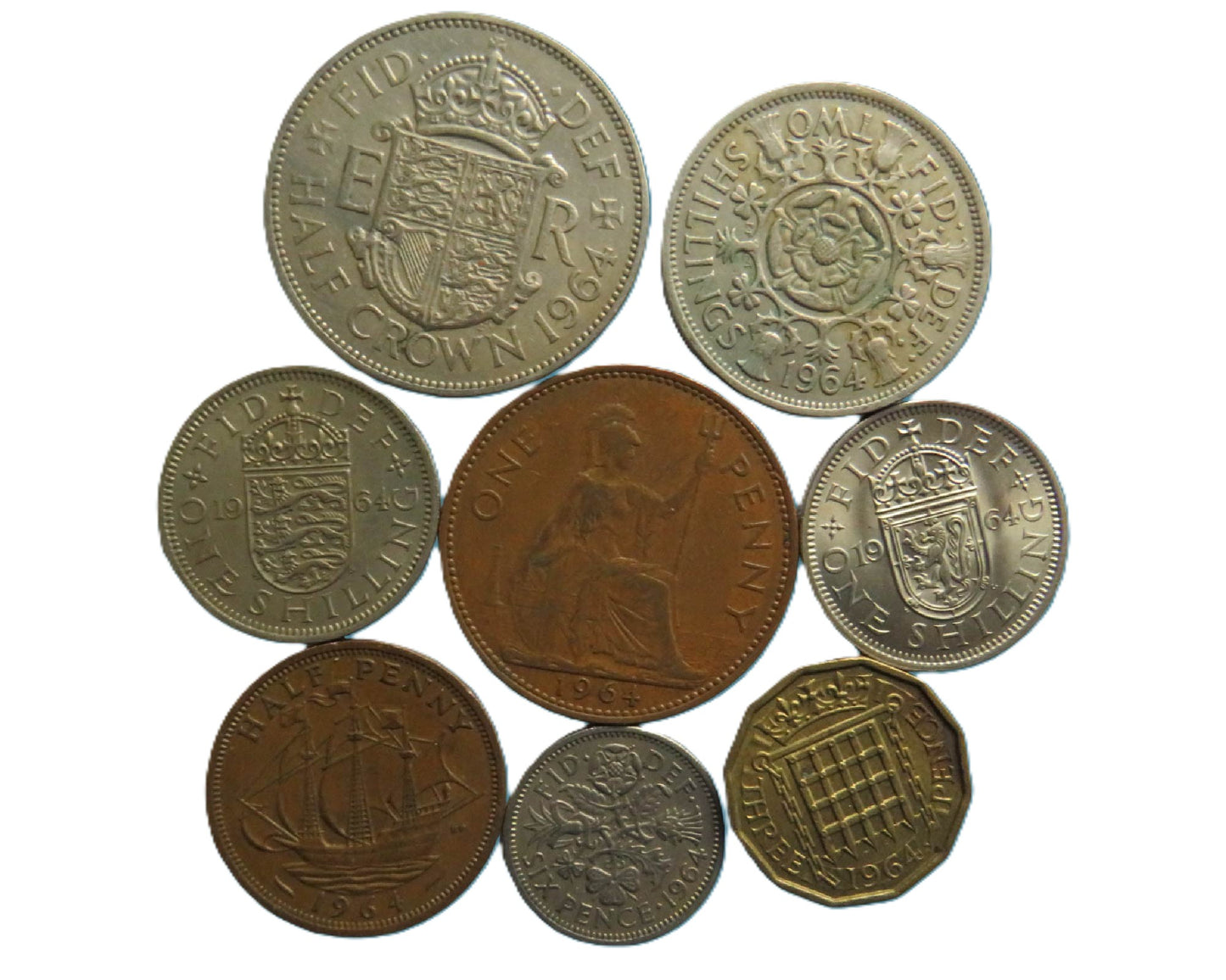 1964 Great Britain Coin Year Set