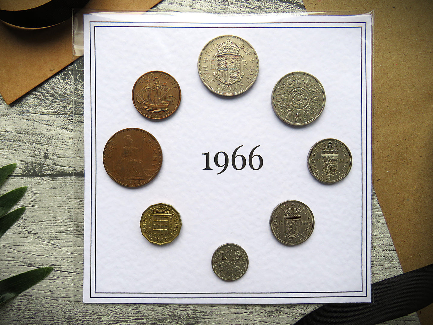 1966 Mounted Presentation Gift Coin Set