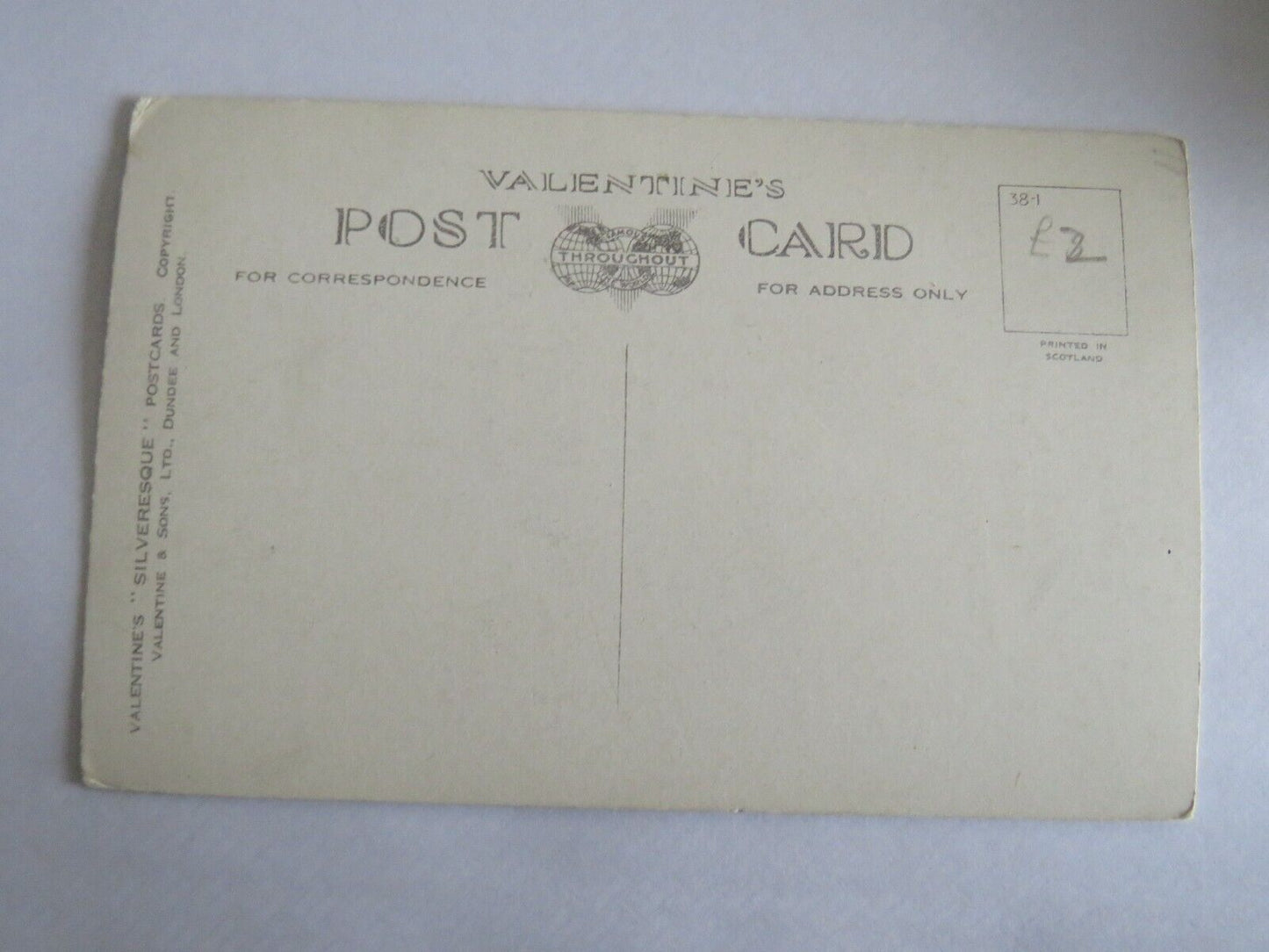 Old Postcard of S.A. Memorial Bruce Statue & Wallace Monument Stirling Ref :1042