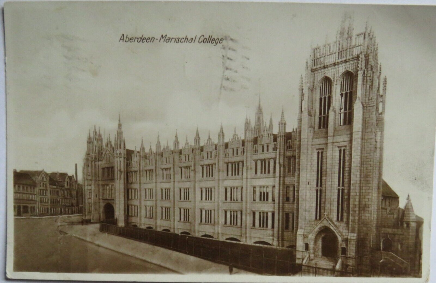 Old Postcard of Marischal College, Aberdeen 1931 - Ref : 1012