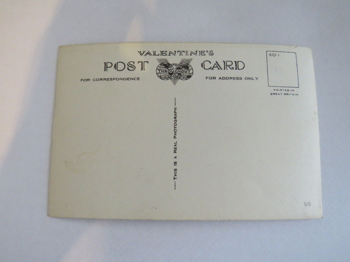 Old Postcard Of Hawker "Fury" Interceptor Fighter - Ref : 1015