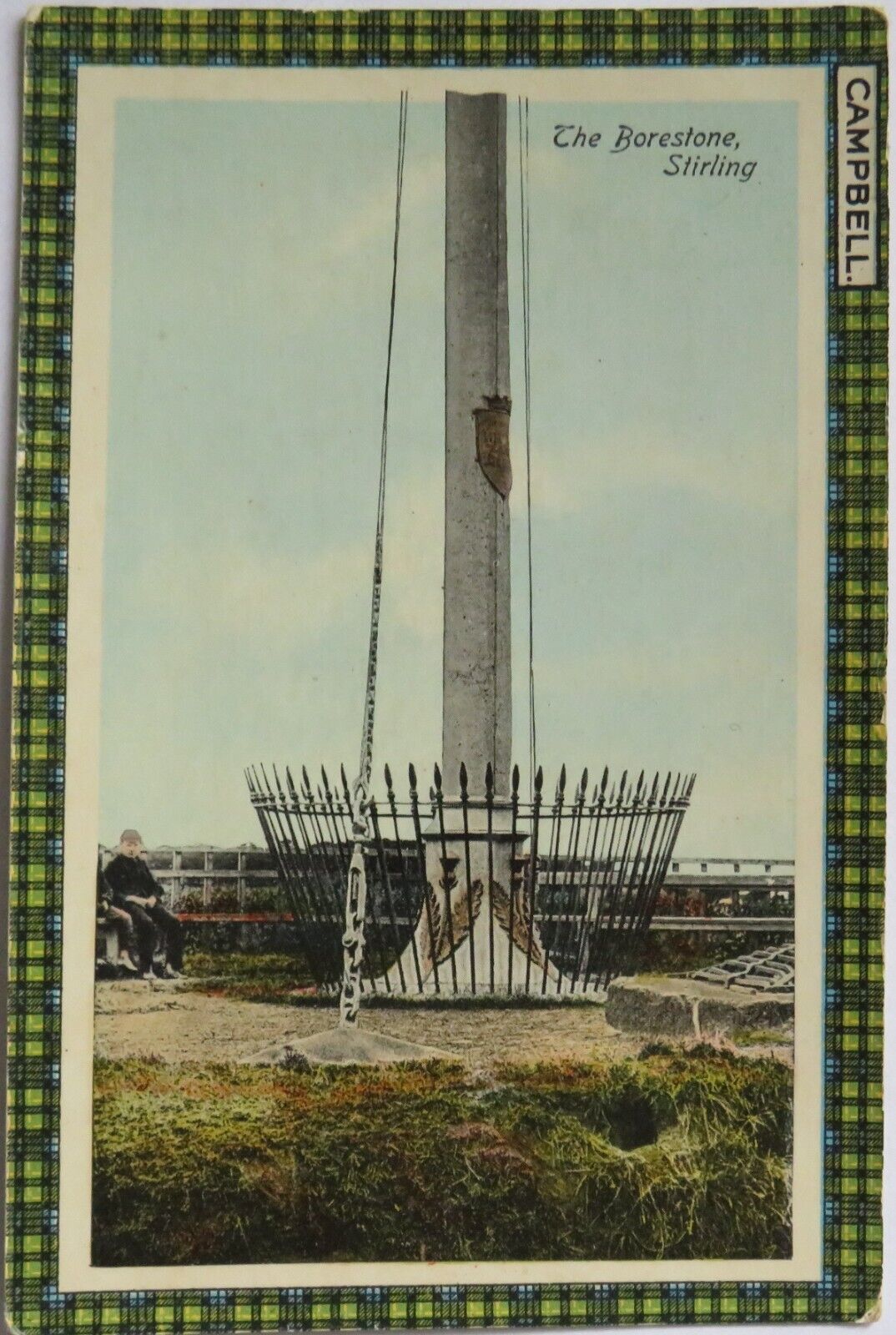 Old Postcard of The Borestone, Stirling - Ref : 1010