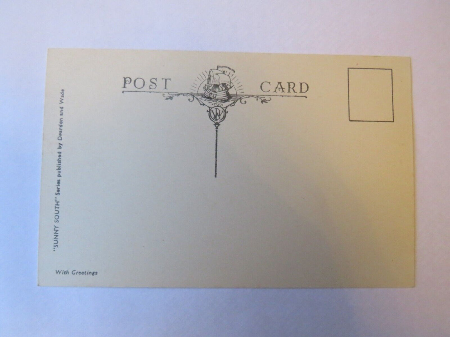 Old Postcard of Beer Head From The Chine, Seaton, Devon