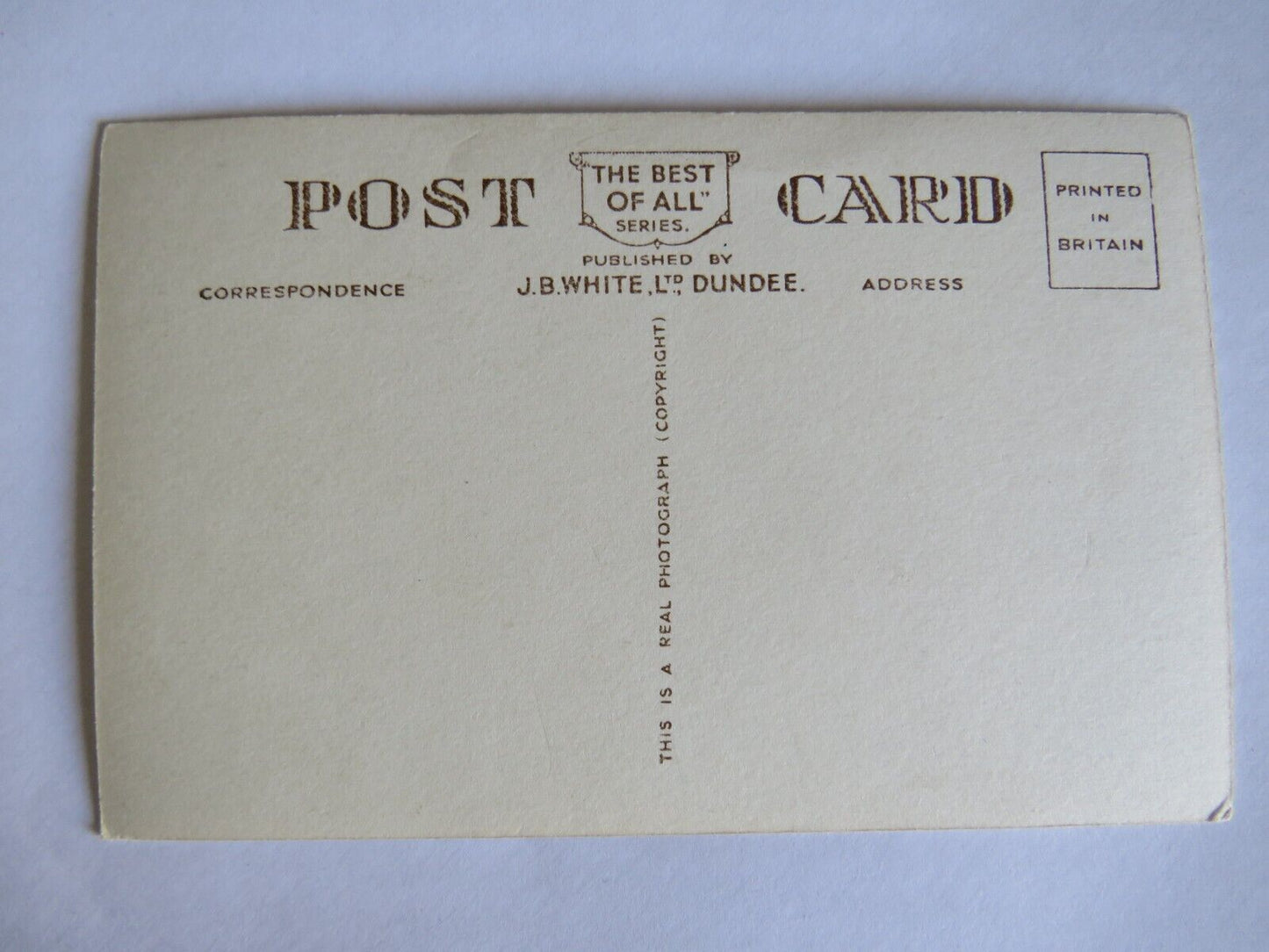 Old Postcard Of Braemar Castle, From Craig Choinneach - Ref : 1001