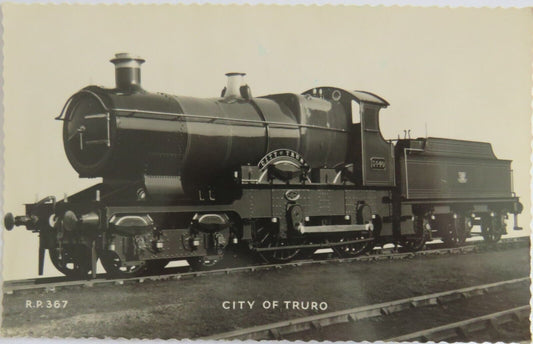 Old Postcard Of City of Truro Great Western Railway City Class - Ref : 1022