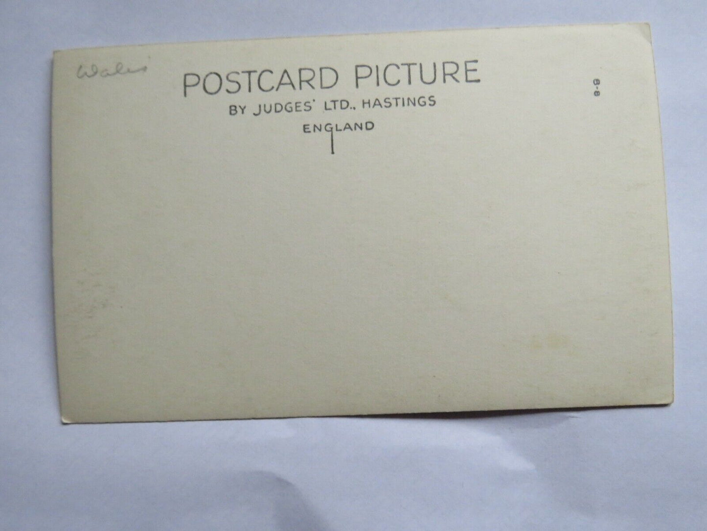Old Postcard of Craig Goch Dam, Elan Valley, Rhayader - Ref : 1011