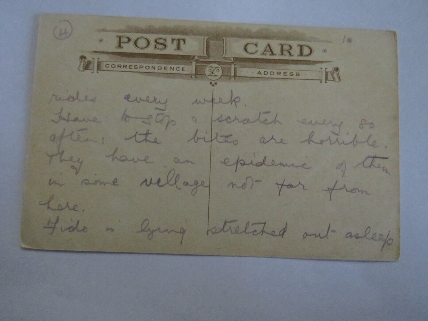 Old Antique Postcard Of Lord Darnley's Bedroom Holyrood Palace - Ref : 1040