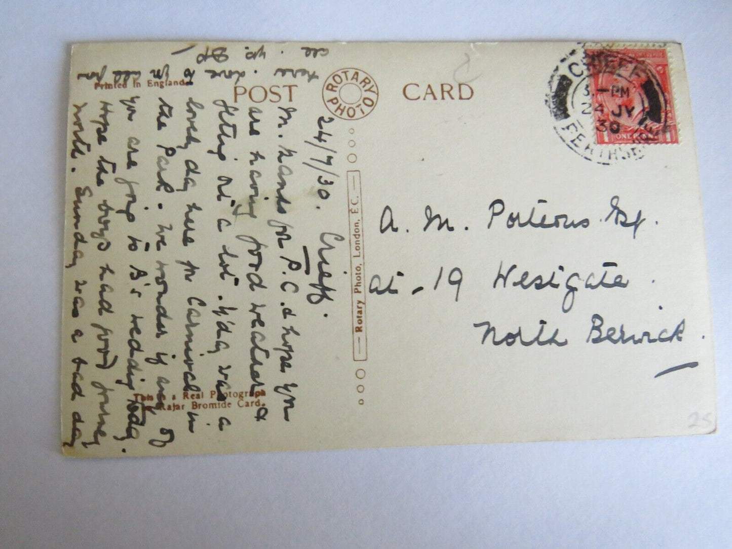 Old Postcard of Noonday In The Highlands 1930 - Ref : 1028