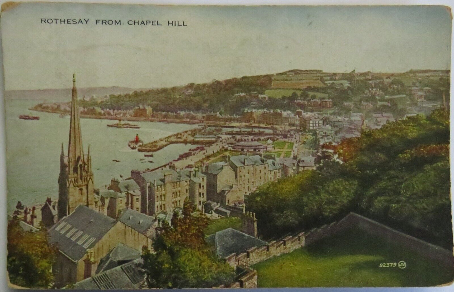 Old Postcard of Rothesay From Chapel Hill, - Ref : 1036