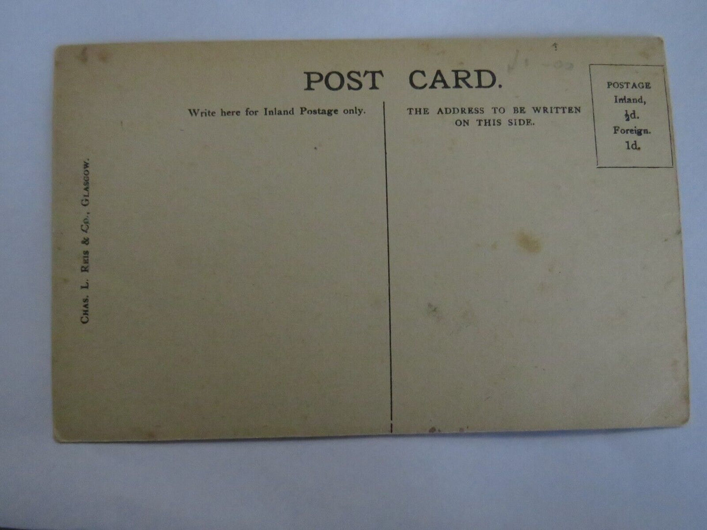 Old Antique Postcard Of Wallace Monument, Stirling Castle, Bridge - Ref : 1040