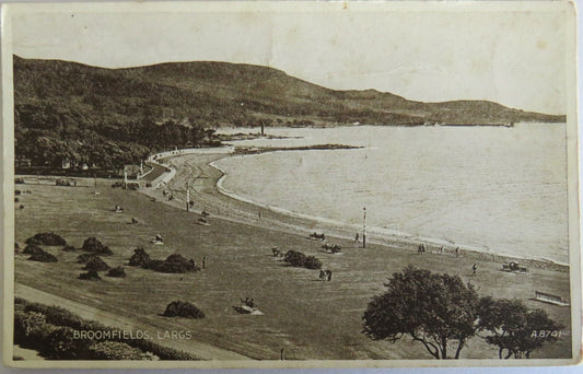 Old Postcard of Broomfields, Largs  - Ref : 1030