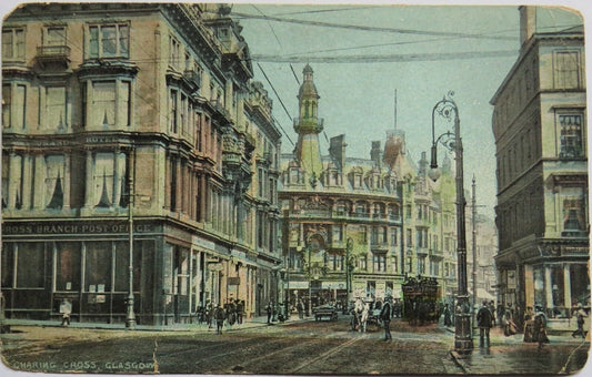 Old Postcard of Charing Cross, Glasgow - Ref : 1035