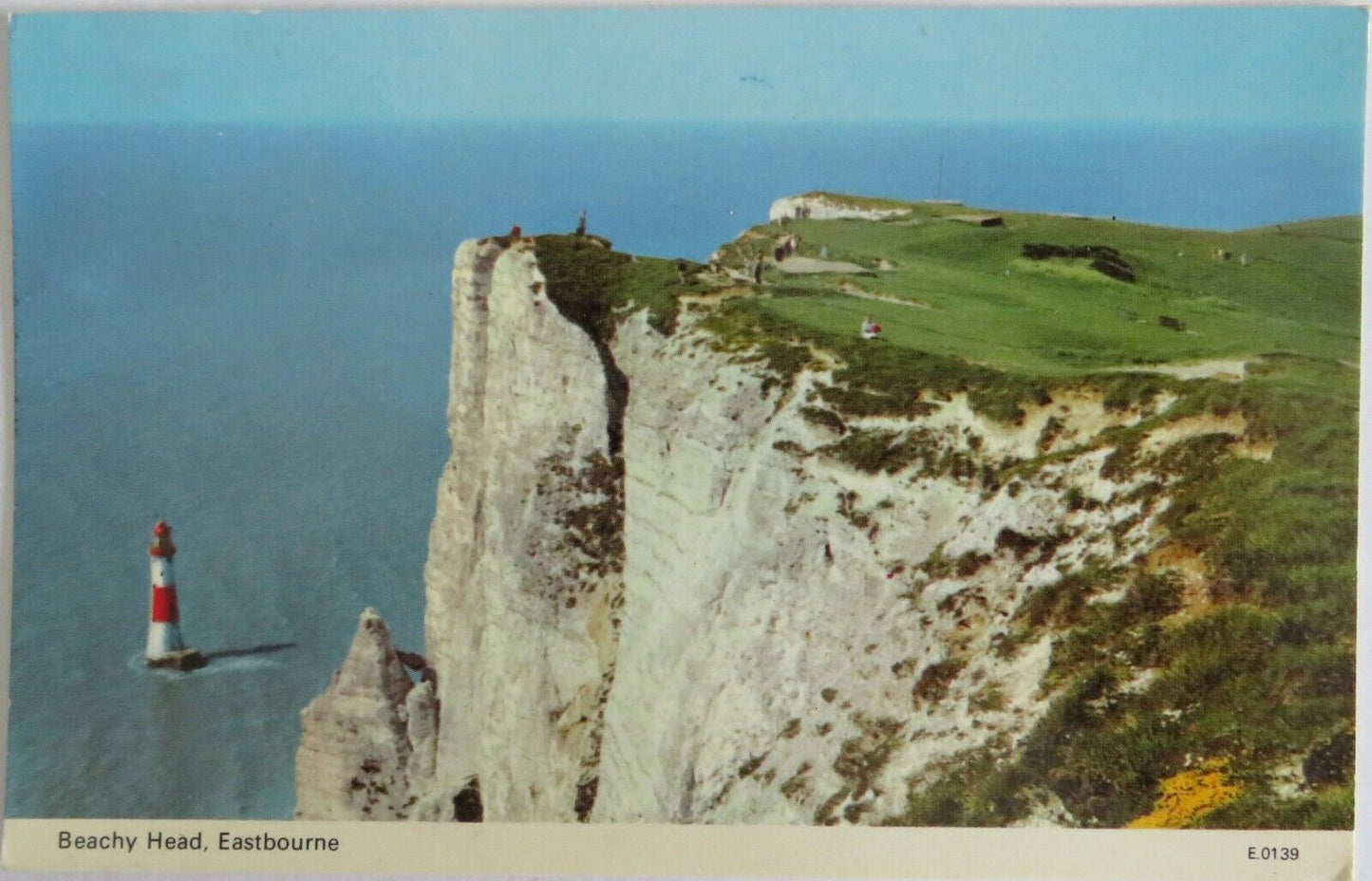 Vintage Postcard of Beachy Head, Eastbourne 1972 - Ref : 1016