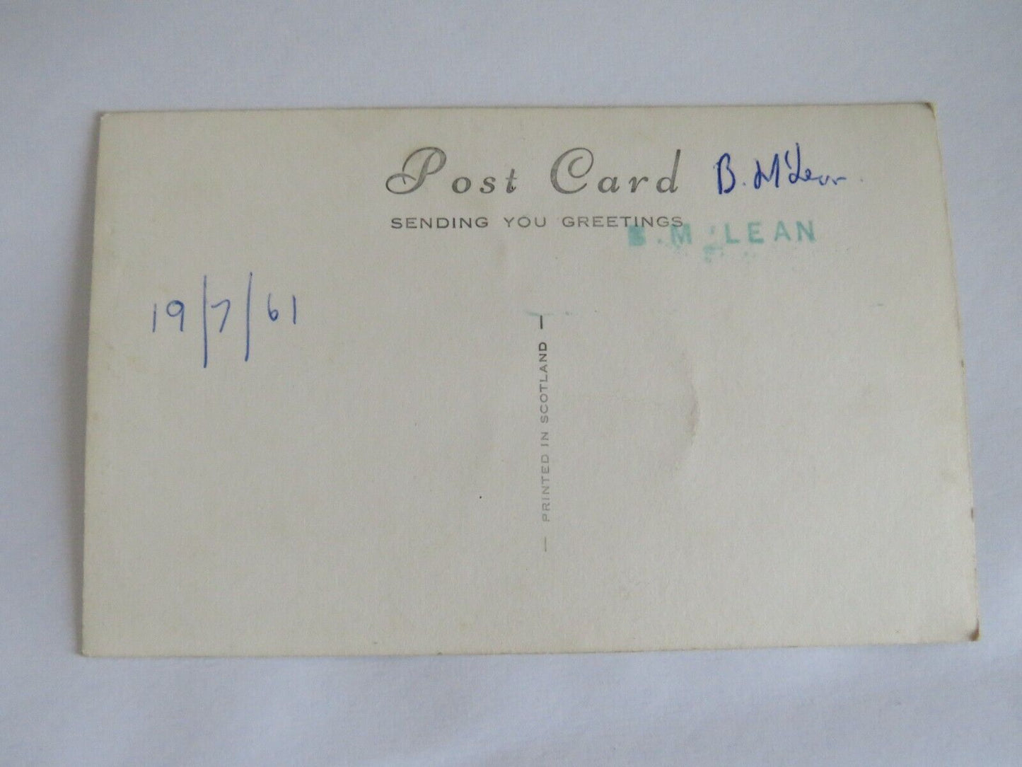 Old Postcard of Cullen House 1961 - Ref : 1022