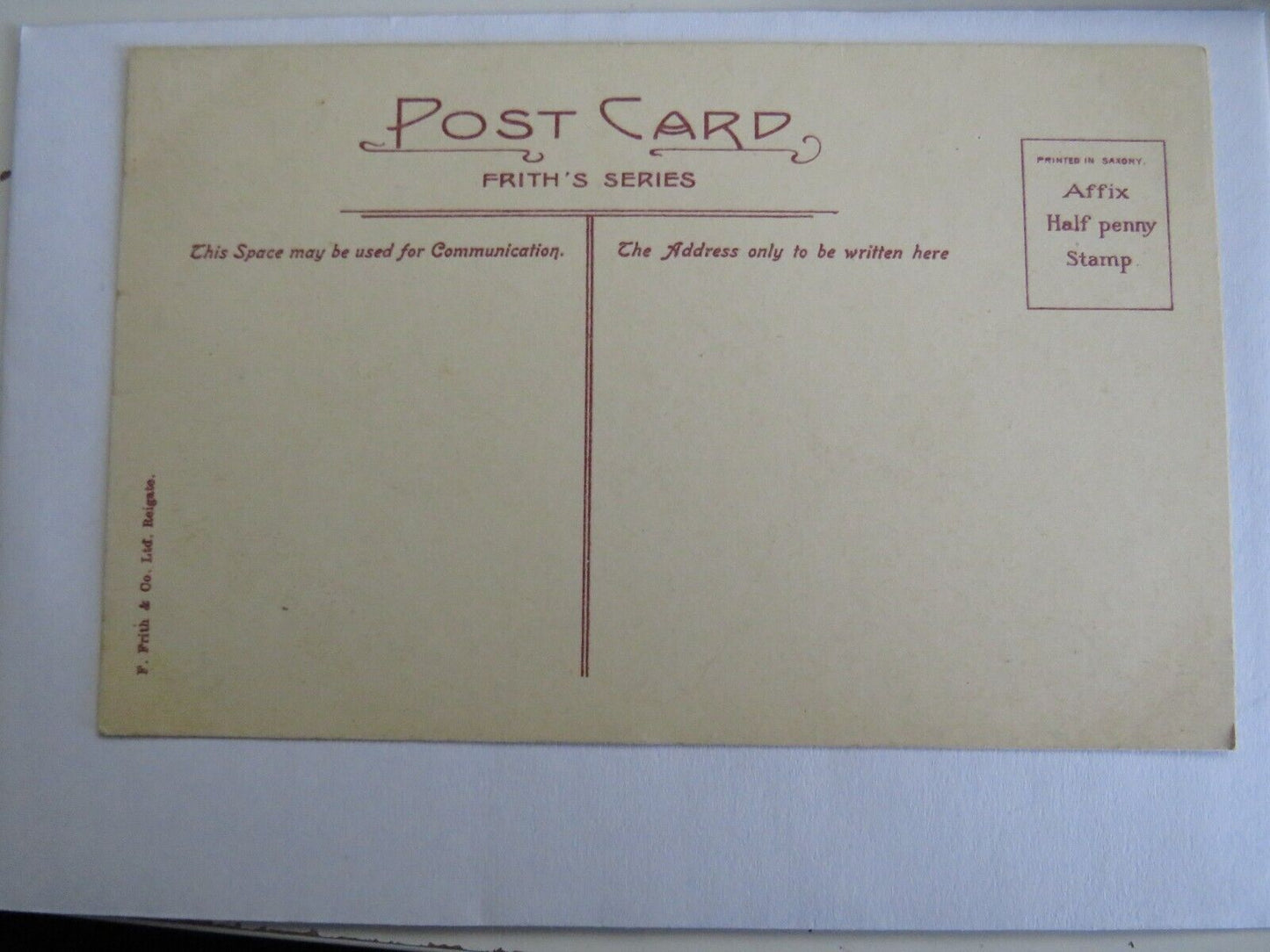 Old Postcard of Old Water Tower, Worcester - Ref : 1031