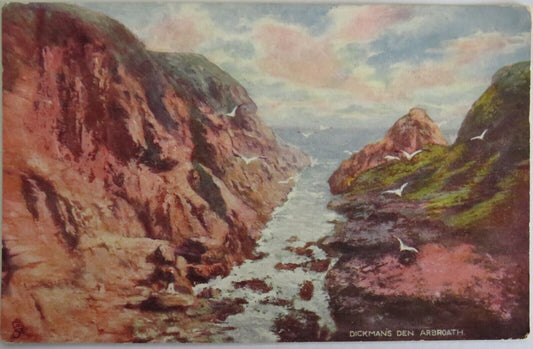 Old Postcard of Dickmans Den Arbroath - Ref : 1017