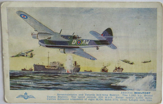 Old Postcard of Bristol Beaufort 1943 - Ref  : 1019