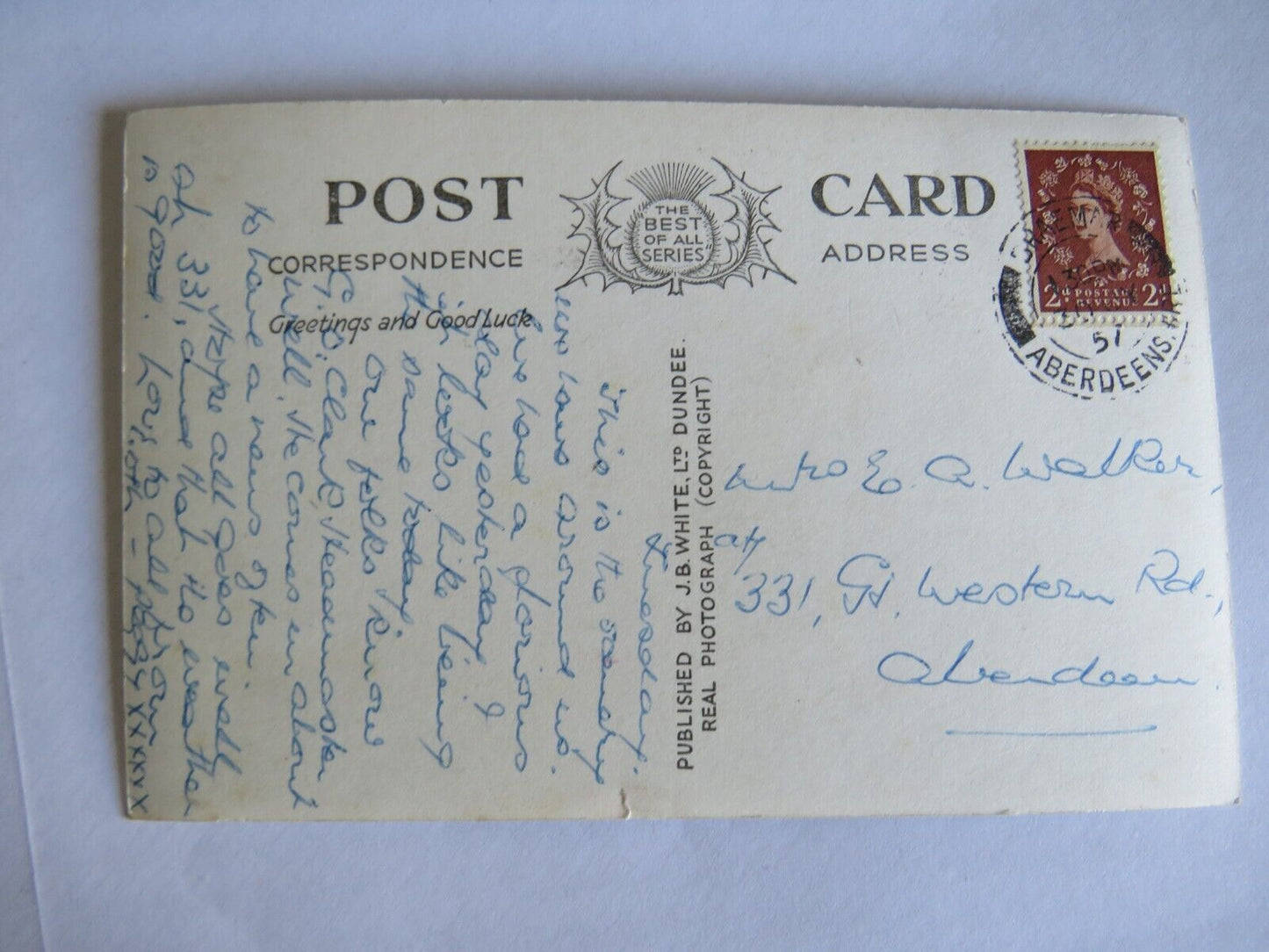 Old Postcard Of The Snow Capped Cairngorms Linn of Dee Road, Braemar- Ref : 1001