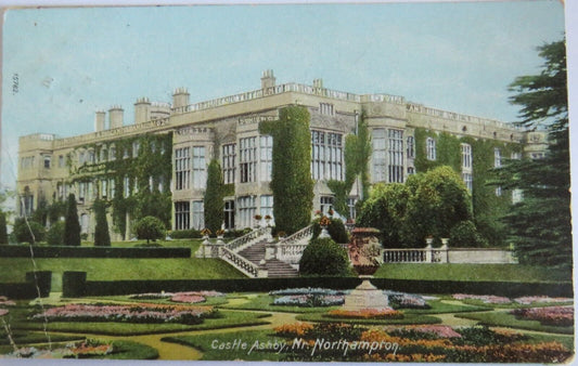 Old Postcard of Castle Ashby, Nr. Northampton 1907 - Ref : 1024