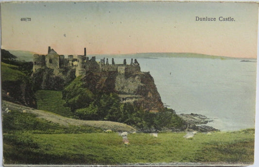 Old Postcard of Dunluce Castle 1931 - Ref : 1011