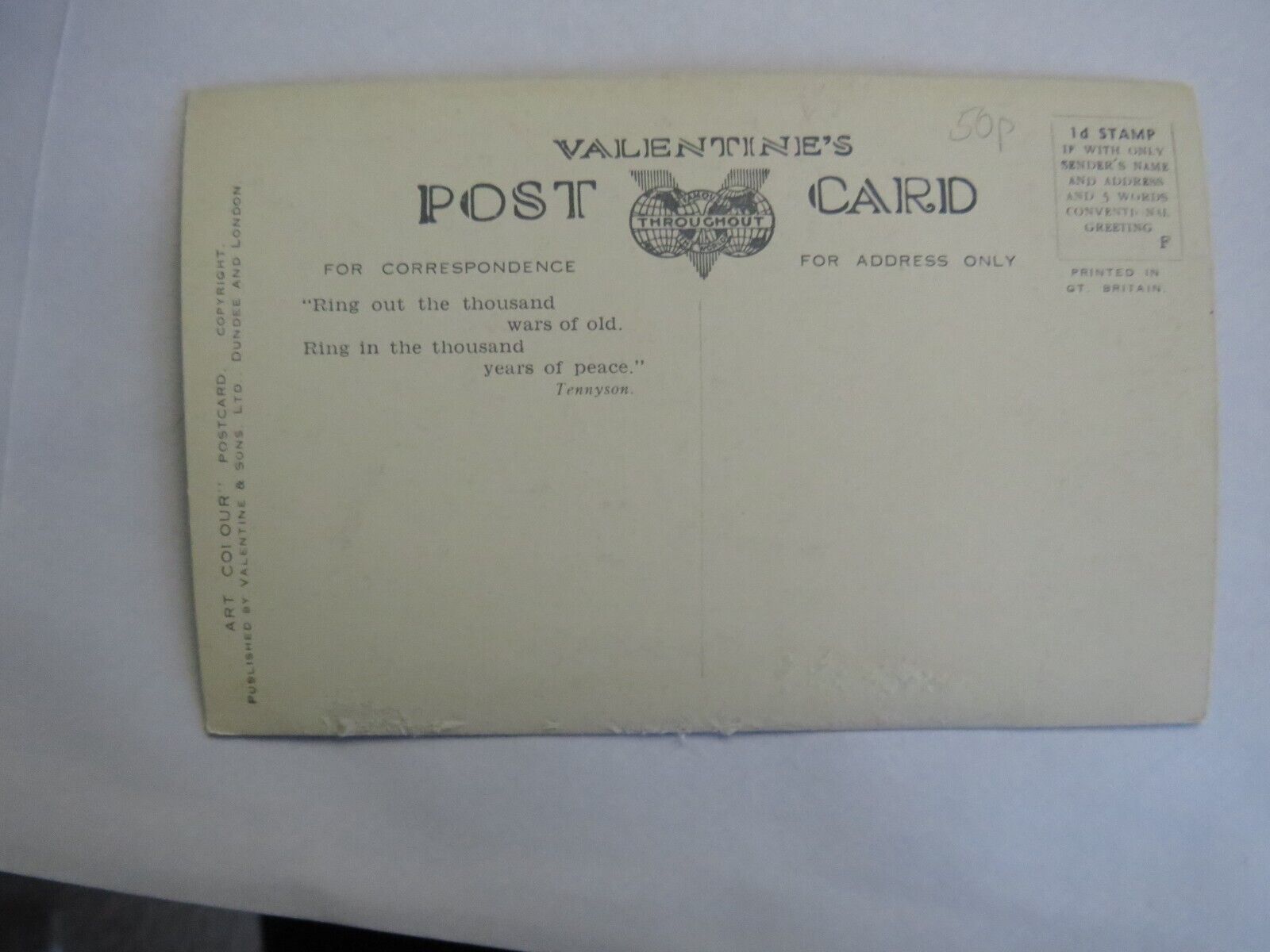 Old Postcard of Edinburgh Castle and National Gallery - Ref : 1037