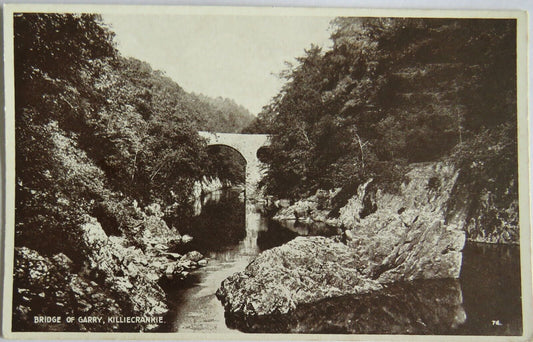 Old Postcard of Bridge of Garry, Killiecrankie - Ref : 1003