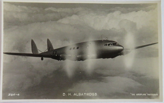 Old Postcard Of D.H. Albatross - Ref : 1015