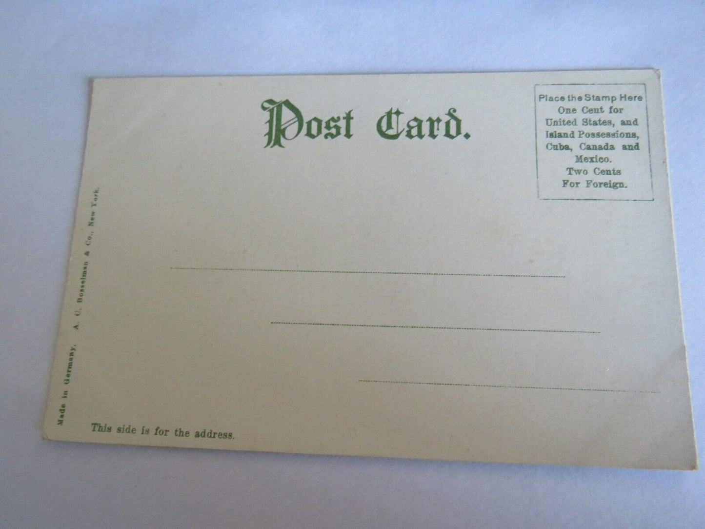 Old Postcard From The USA Of Esopus Creek, Saugerties - Ref : 1026