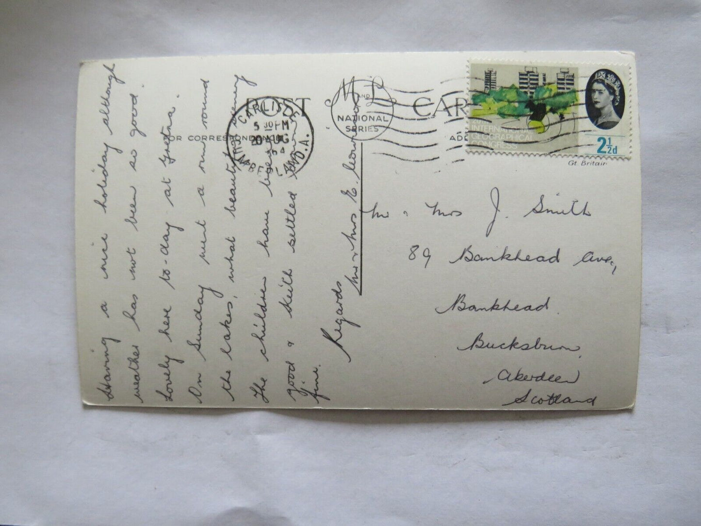 Old Postcard of Sark Bridge and Old Toll Bar, Gretna Green - Ref : 1006