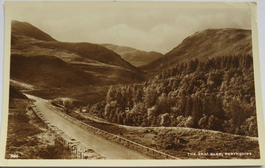 Old Postcard of The Smal Glen ,Perthshire
