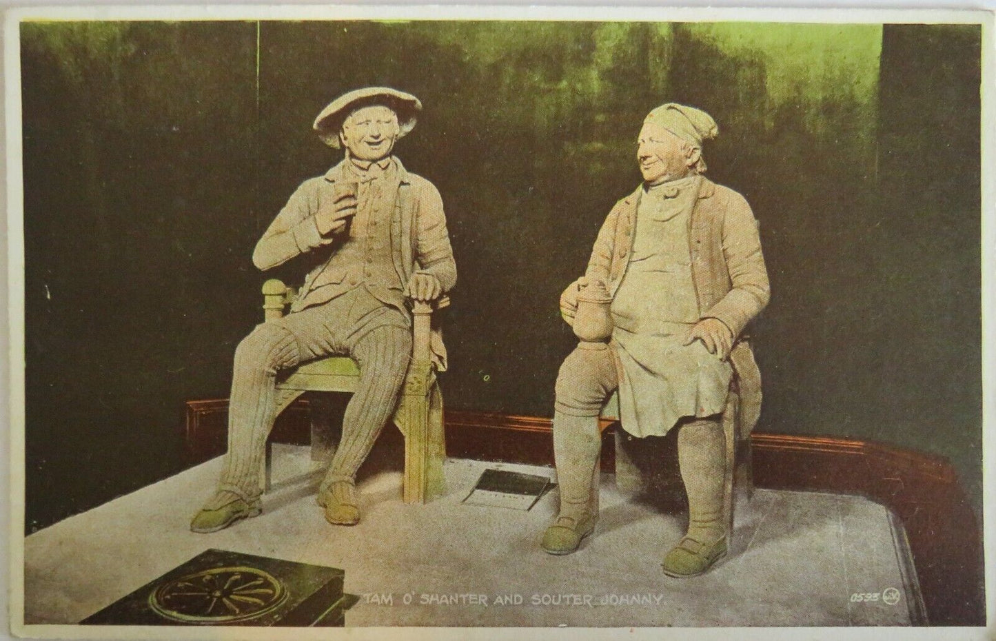 Old Postcard of Tam O' Shanter and Souter Johnny - Ref : 1030