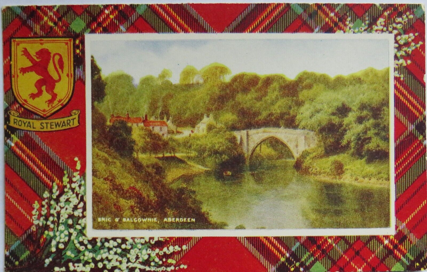 Old Postcard of Brig O' Balgownie, Aberdeen - Ref : 1011