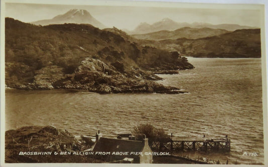 Old Postcard of Baosbhinn & Ben Alligin , Gairloch - Ref : 1021