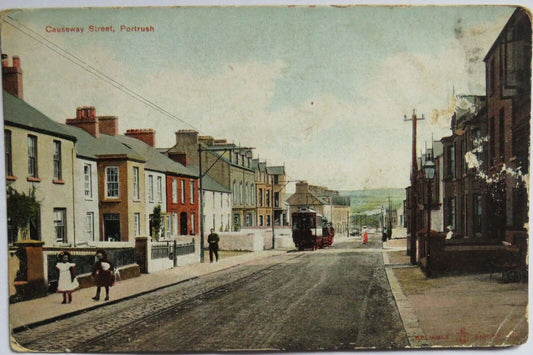Old Postcard of Causeway Street, Portrush - Ref : 1011