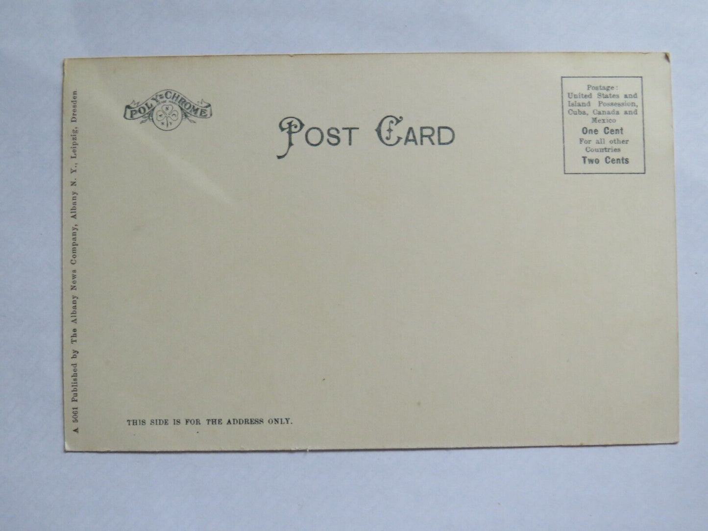 Old Postcard of Washington Park Lane. Albany N.Y. - Ref : 1010
