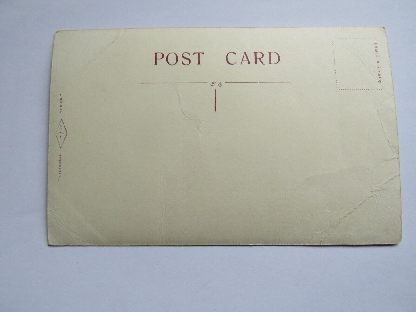 Old Postcard of Rouken Glen, Falls From Rustic Bridge - Ref : 1034