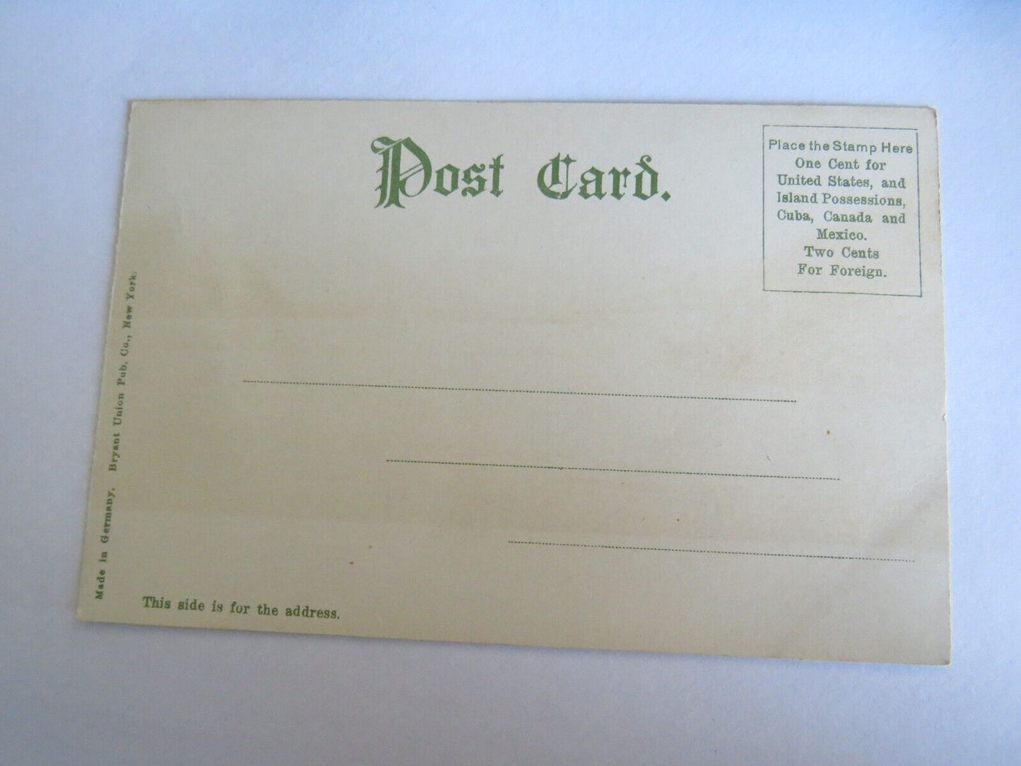 Old Postcard From The USA Of Goldspring and Mt Taurus Stony Point - Ref : 1026