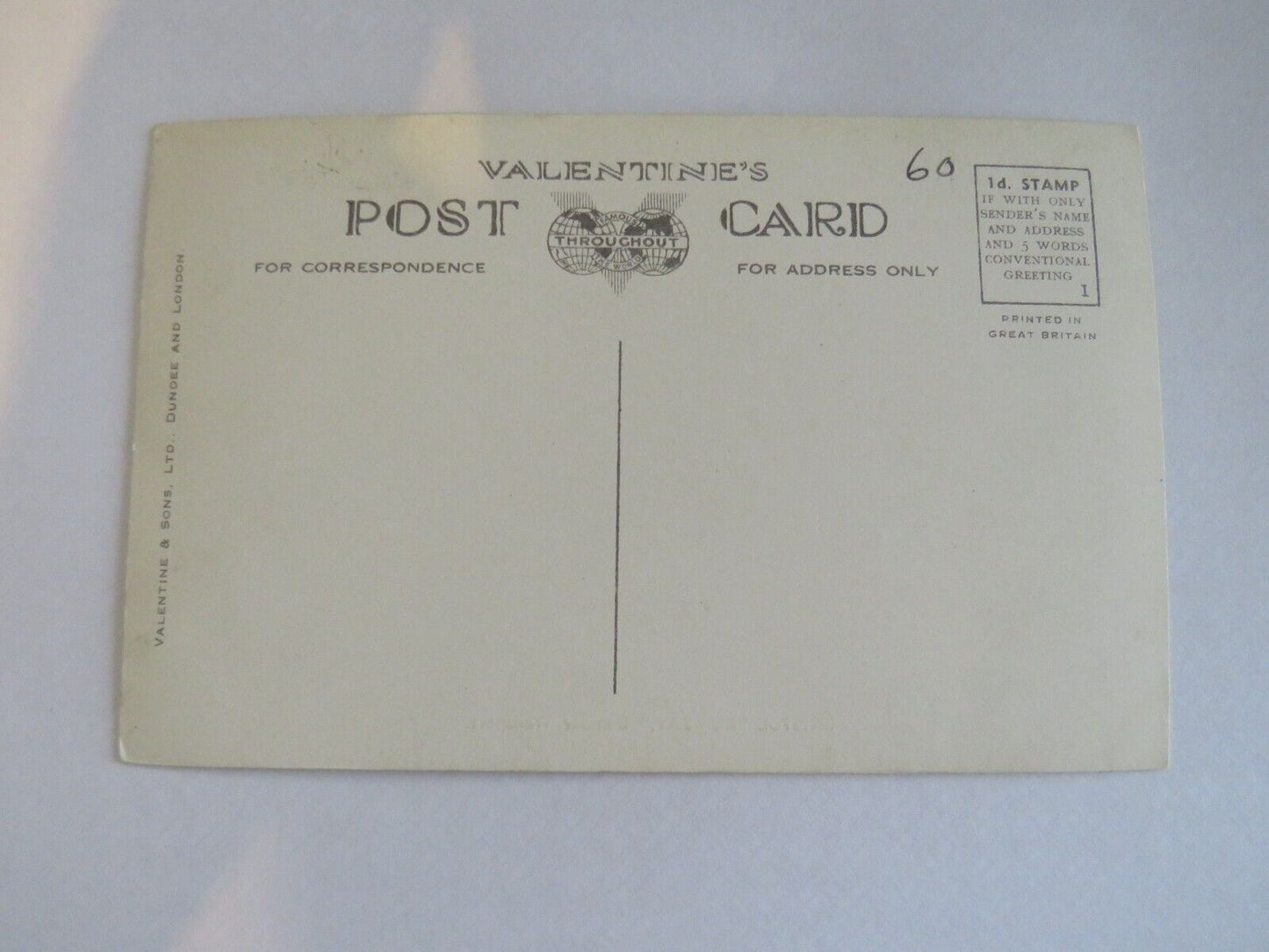 Old Postcard Of Bristol "Bombay" Bomber Transport - Ref : 1015