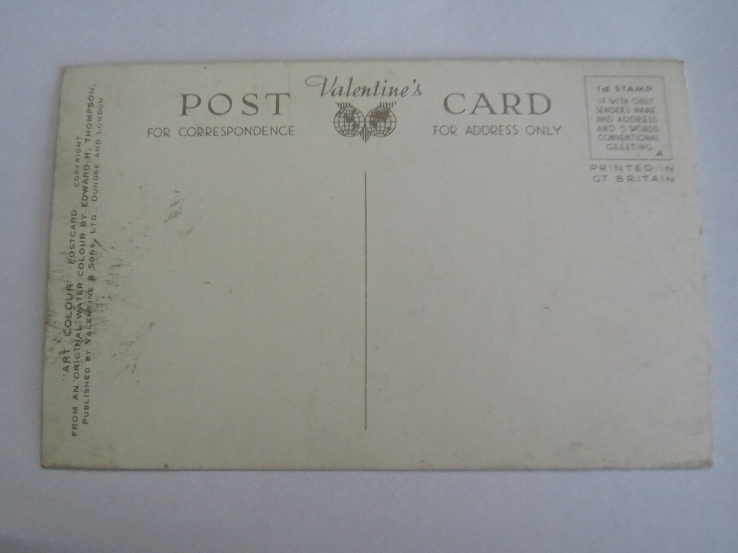 Old Postcard of Loch Lomond and Ben Lomond From Balmaha - Ref : 1017