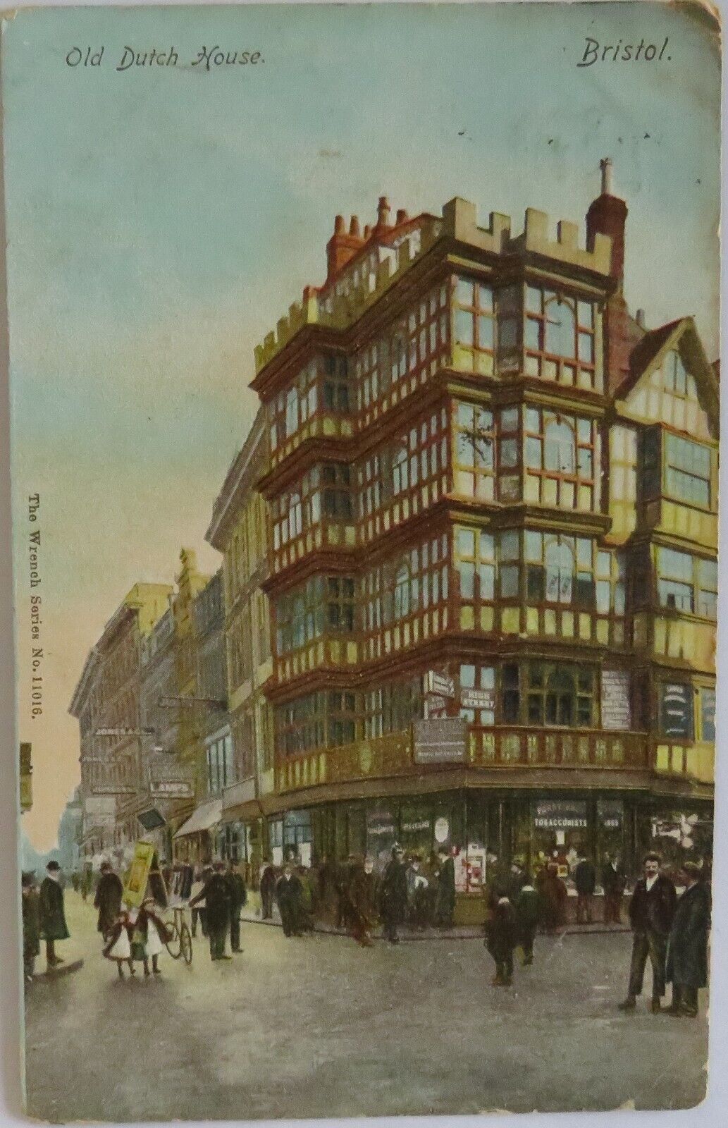 Old Antique Postcard of The Old Dutch House Bristol 1904 - Ref : 1038